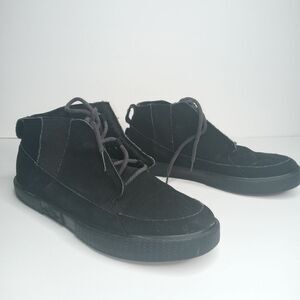 Air Jordan Grown Girls Black Leather 428891 007 size 6Y/38.5